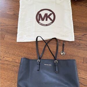 Michael Kors Black Leather Handbag